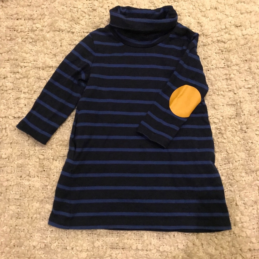 COS Striped Turtleneck Dress